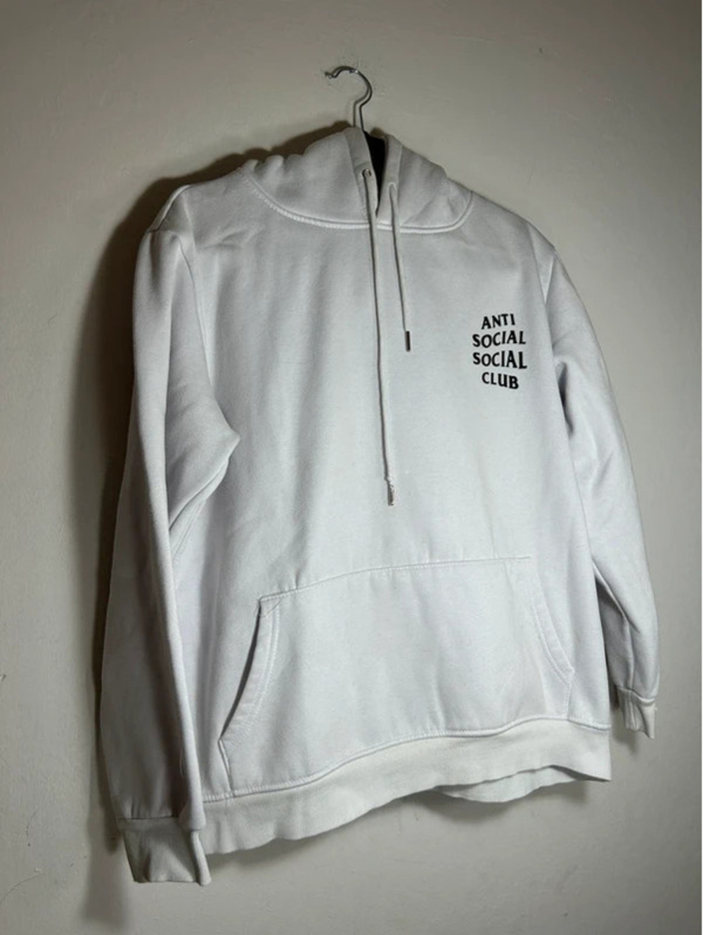 Anti Social Social Club White Hoodie Sweatshirt